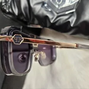 Philipp Plein Dark Purple Legacy Aviators Philipp Plein | Accessories | Philipp Plein Dark Purple  main image 2